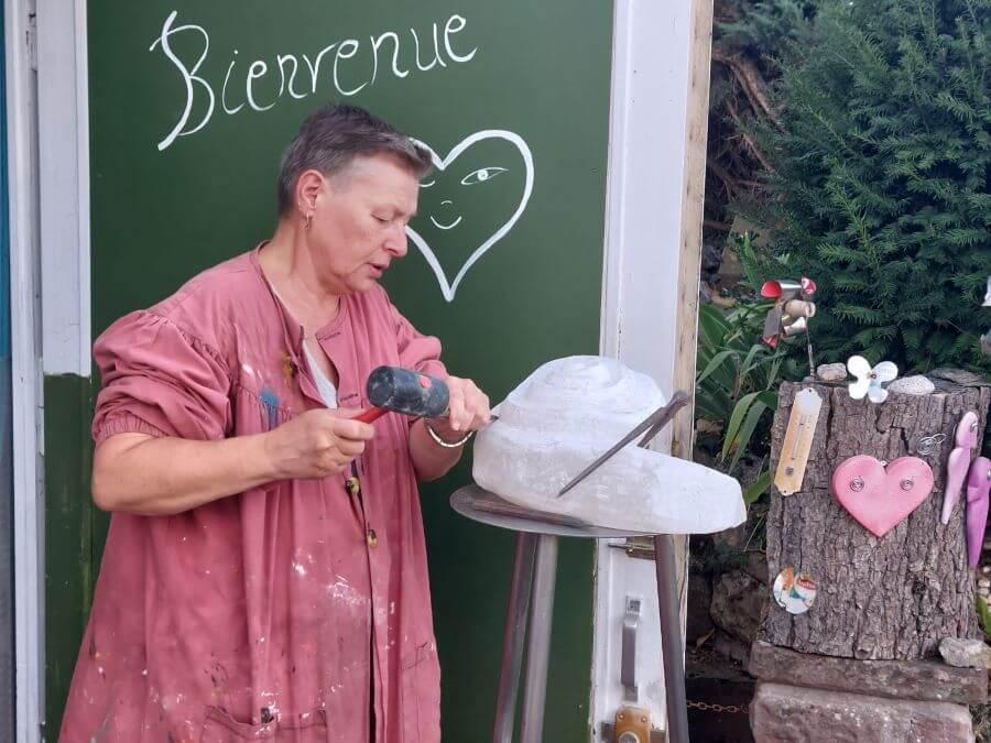 Demonstration de sculpture