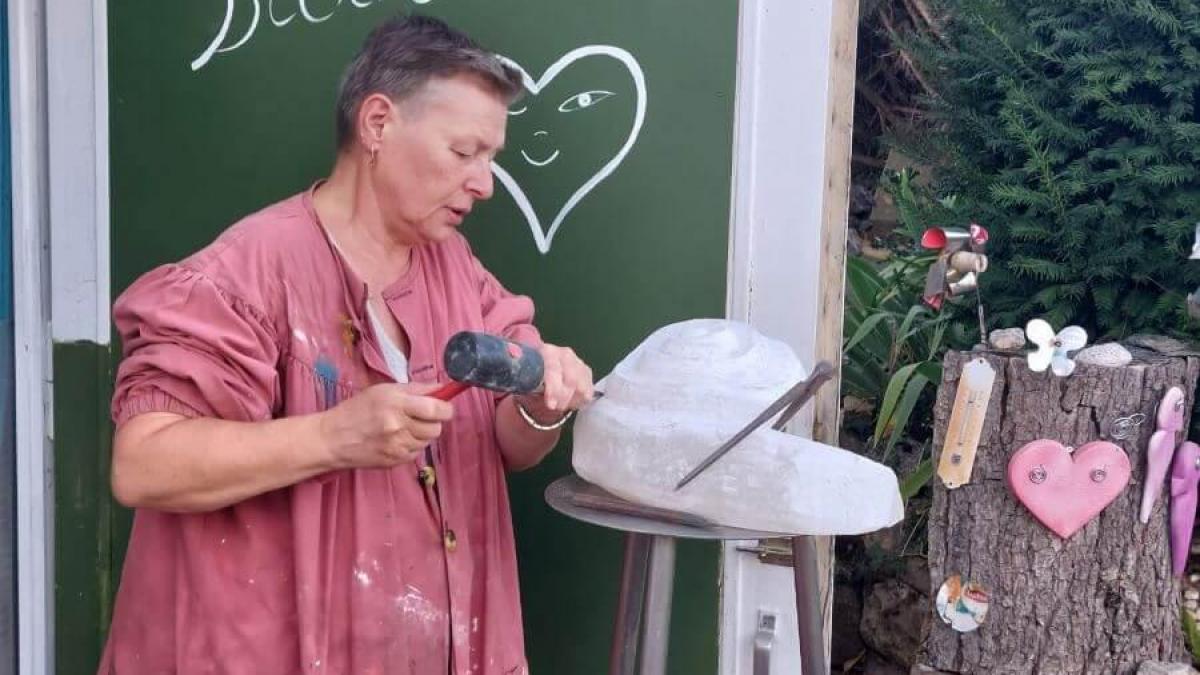 Demonstration de sculpture