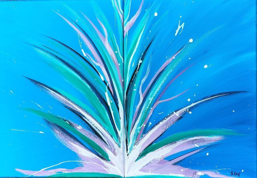 Sylvie graf creations peinture explosion en si